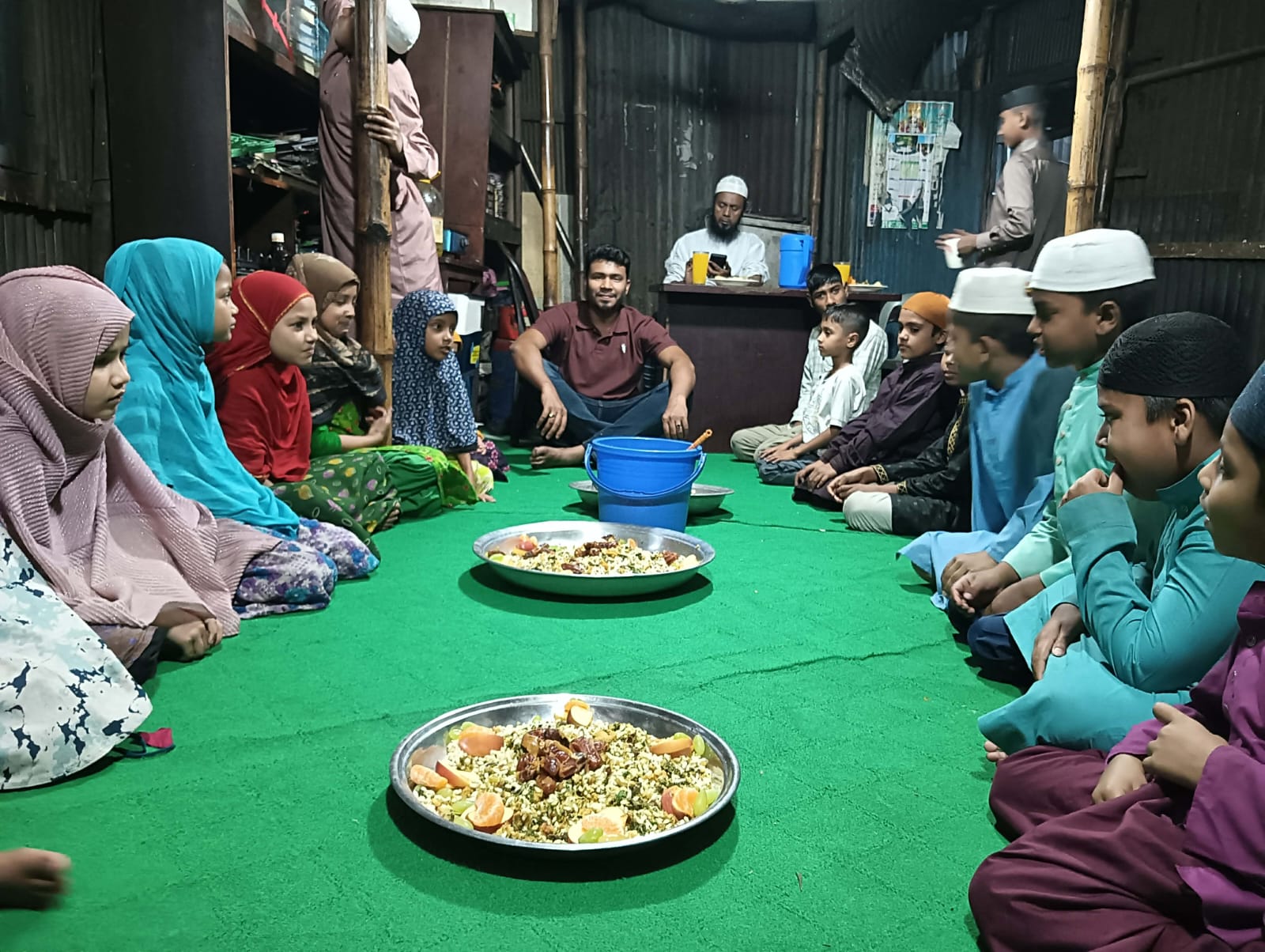 Iftar and food gift distribution at the Orphanage Madrasa	