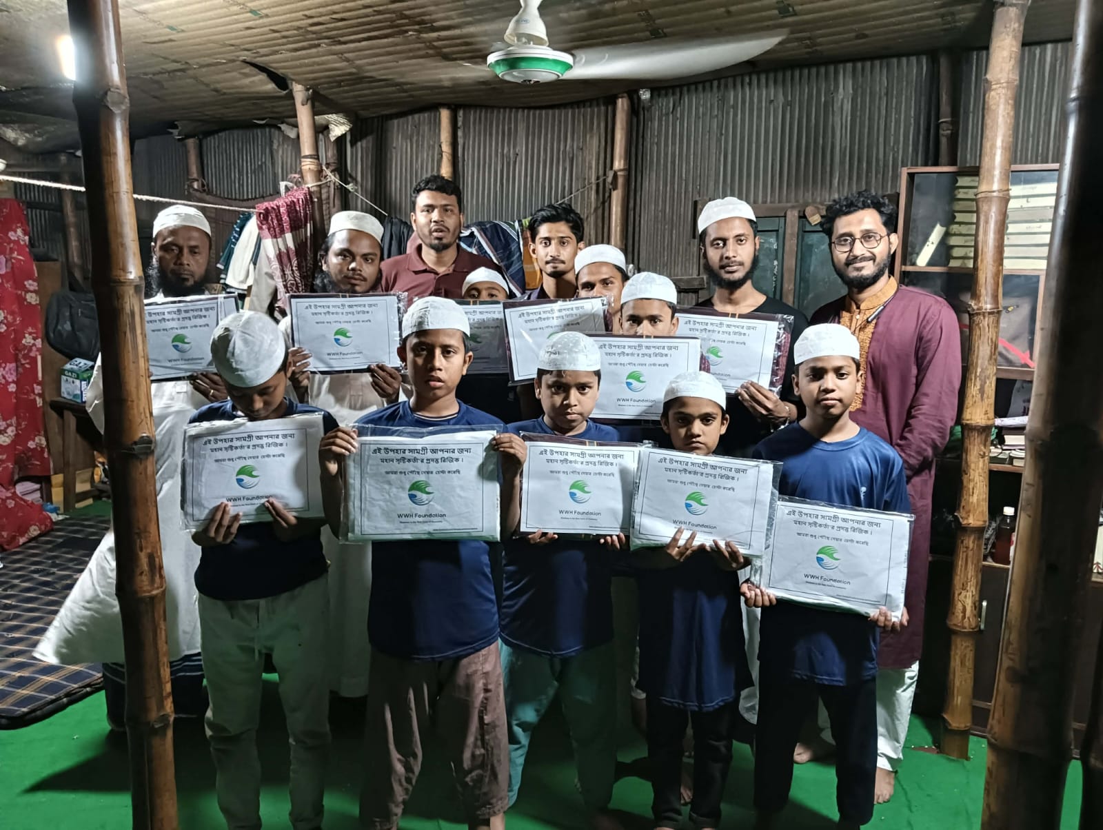Iftar and food gift distribution at the Orphanage Madrasa	